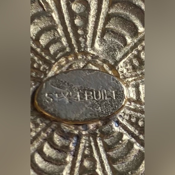 Perfume Bottle Ornate GoldGilt Vanity”Style Built”Ormolu Filigree Hollywood Reg. - Picture 5 of 12